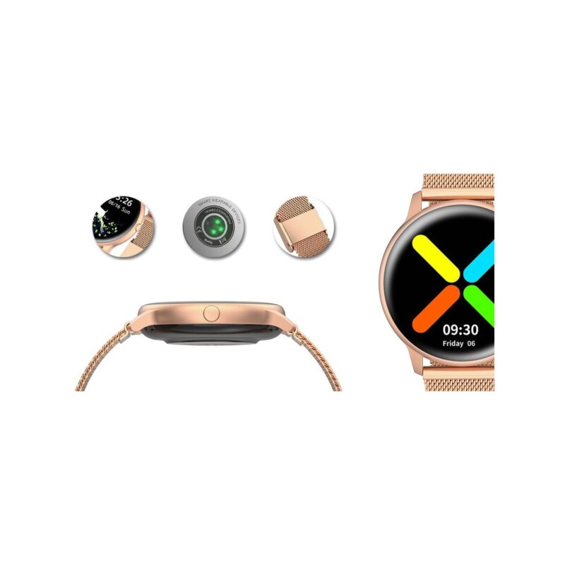 10_3_9_max Damski SMARTWATCH G.Rossi SW015-4 Różowe złoto