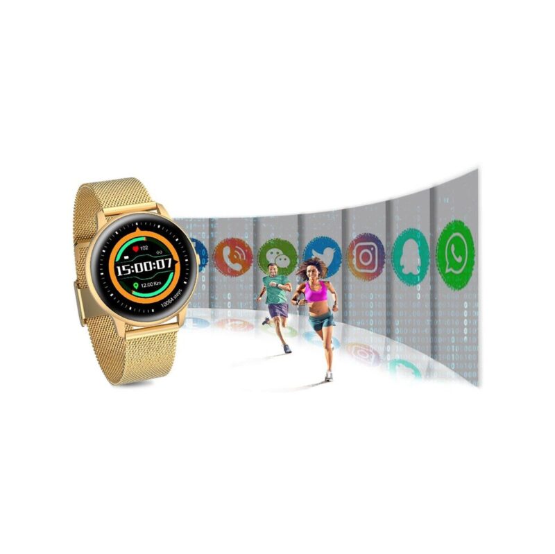 Damski SMARTWATCH G.Rossi SW015-5 Złoty