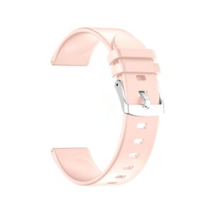 27_3_1_max Pasek silikonowy do Smartwatcha 22 mm RÓŻOWY RNCE40 SW010 KW19 PS1D