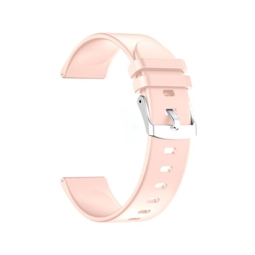 Pasek silikonowy do Smartwatcha 22 mm RÓŻOWY RNCE40 SW010 KW19 PS1D