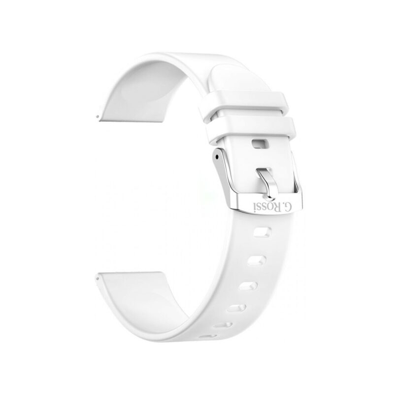 Pasek silikonowy do Smartwatcha G.Rossi SW010 BIAŁY GR22-5