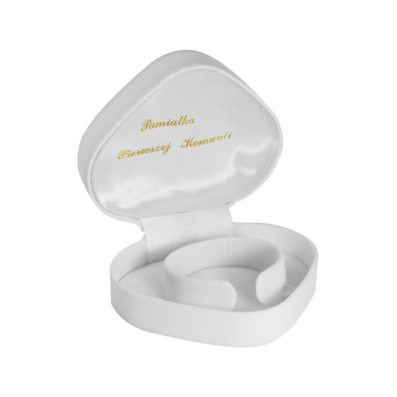 Pudełko białe serce - Komunia