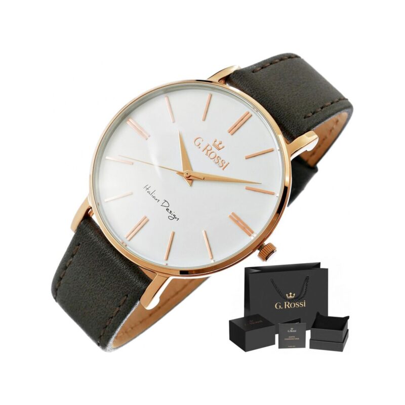 Zegarek Męski G.ROSSI 10401A2-3B4 + BOX