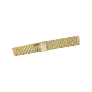 34_3_max Bransoleta - Siatka Mesh Gold PVD 22 mm gr. 2,2 mm