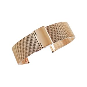 Bransoleta - Siatka Mesh Gold Rose 22JKIPRG 22 mm gr 2,0 mm