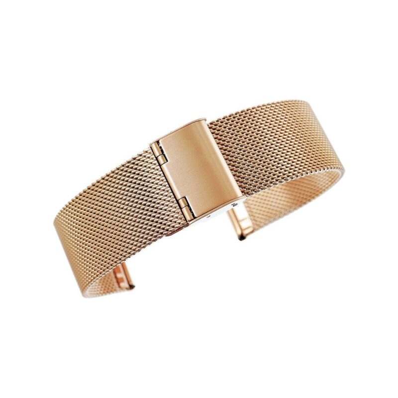 Bransoleta - Siatka Mesh Gold Rose 22JKIPRG 22 mm gr 2,0 mm