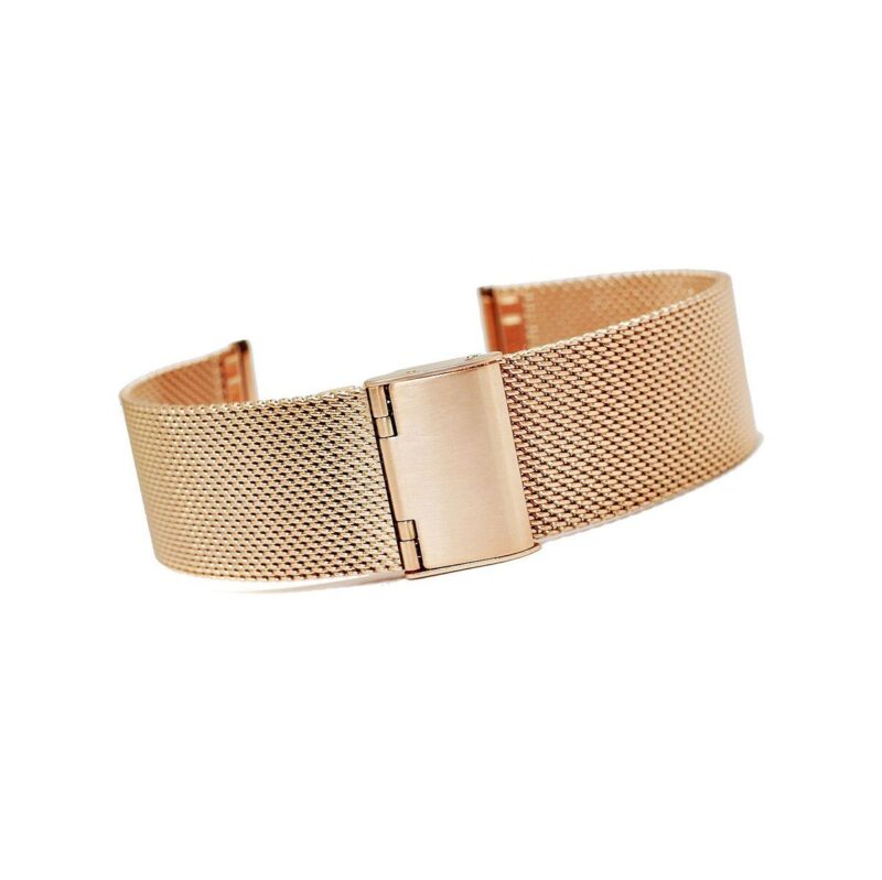 Bransoleta - Siatka Mesh Gold Rose 22JKIPRG 22 mm gr 2,0 mm