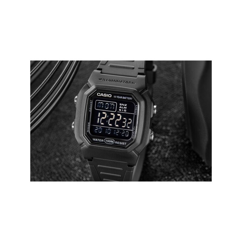 Zegarek Męski CASIO W-800H-1BVES + BOX