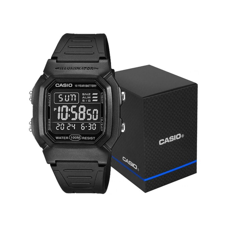 Zegarek Męski CASIO W-800H-1BVES + BOX