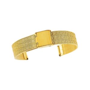 Bransoleta Fashion Mesh Złota IPG 14 mm FA14G