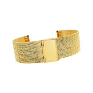 Bransoleta Fashion Mesh Złota IPG 22 mm FA22G