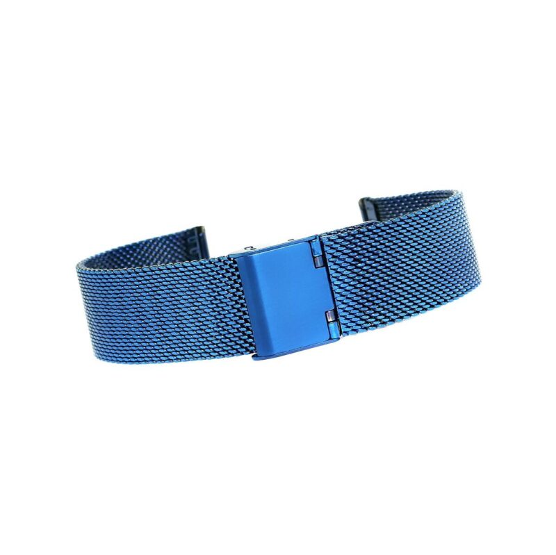 Bransoleta IPBL Niebieska Mesh 18 mm JK18BL