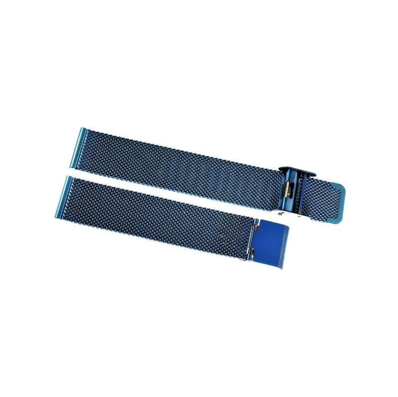 Bransoleta IPBL Niebieska Mesh 18 mm JK18BL