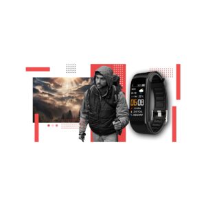 Smartwatch GIEWONT Czarno Czerwony 2 Paski GW200-1