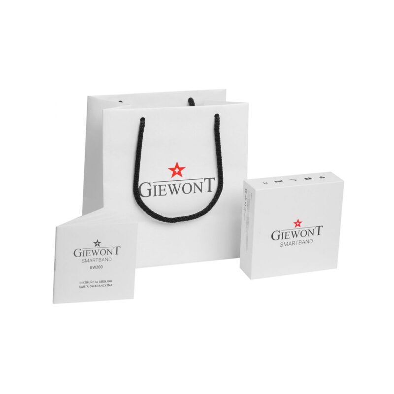 Smartwatch GIEWONT Czarno Biały 2 Paski GW200-2