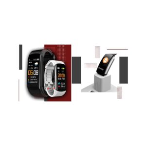 Smartwatch GIEWONT Czarno Biały 2 Paski GW200-2