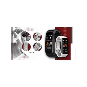 Smartwatch GIEWONT Czarno Biały 2 Paski GW200-2