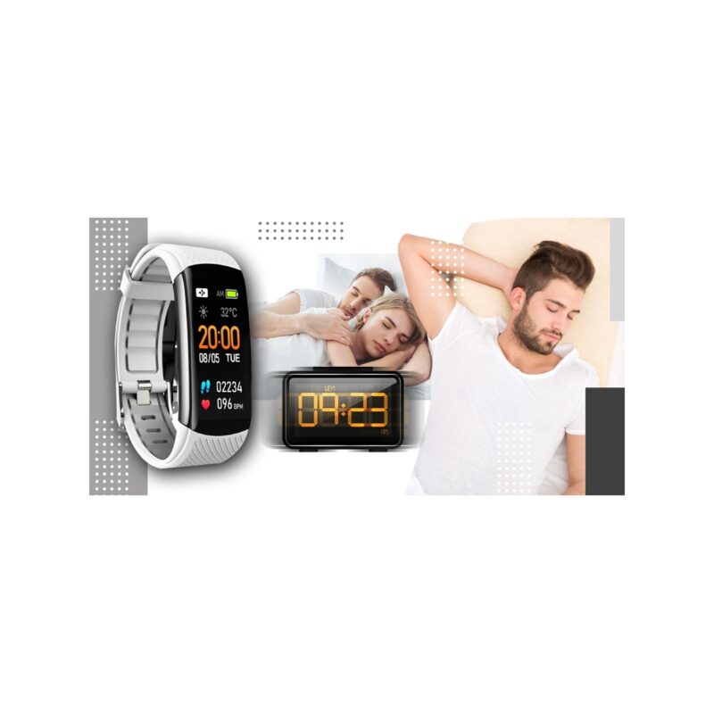 Smartwatch GIEWONT Czarno Biały 2 Paski GW200-2