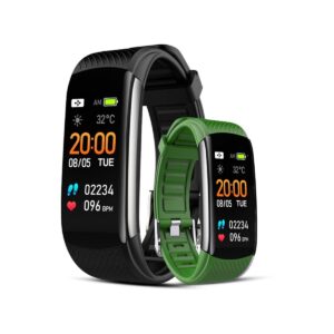 Smartwatch GIEWONT Czarno Zielony 2 Paski GW200-5