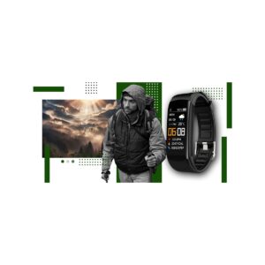 Smartwatch GIEWONT Czarno Zielony 2 Paski GW200-5