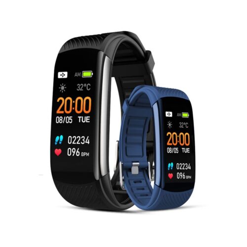 Smartwatch GIEWONT Czarno Granatowy 2 Paski GW200-6