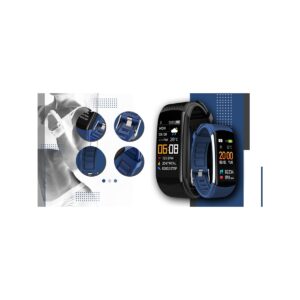 Smartwatch GIEWONT Czarno Granatowy 2 Paski GW200-6