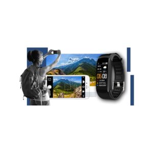 Smartwatch GIEWONT Czarno Granatowy 2 Paski GW200-6