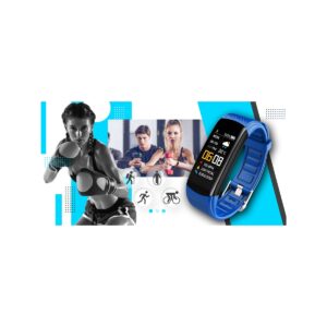 49_87_44_max Smartwatch GIEWONT Czarno Niebieski 2 Paski GW200-7