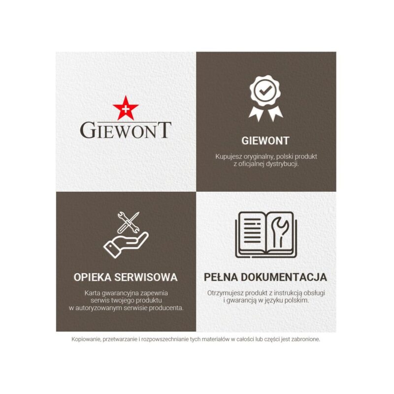Smartwatch GIEWONT GW100-5 Różowy