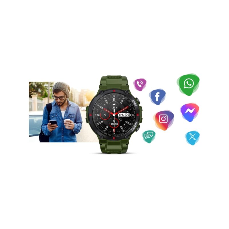 Smartwatch GIEWONT Zielony GW430-3
