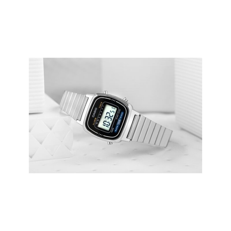 54_4_6_max Zegarek Damski CASIO LA670WA-1DF + BOX