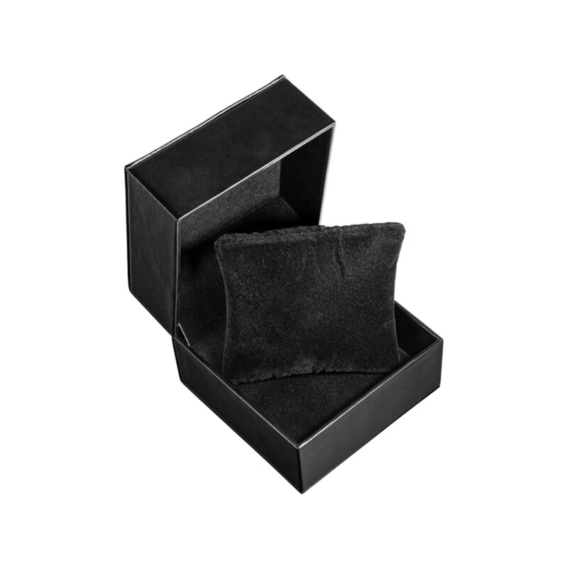 Pudełko na zegarek eko skóra czarno-czerwone PBES-1