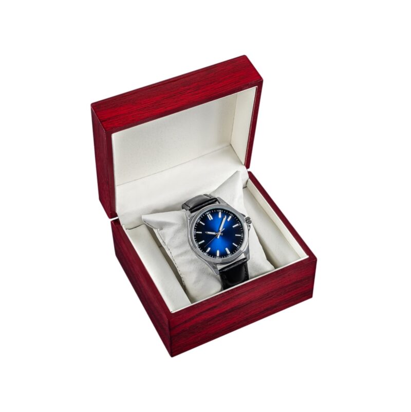 Pudełko na zegarek drewniane machoń PDR-1