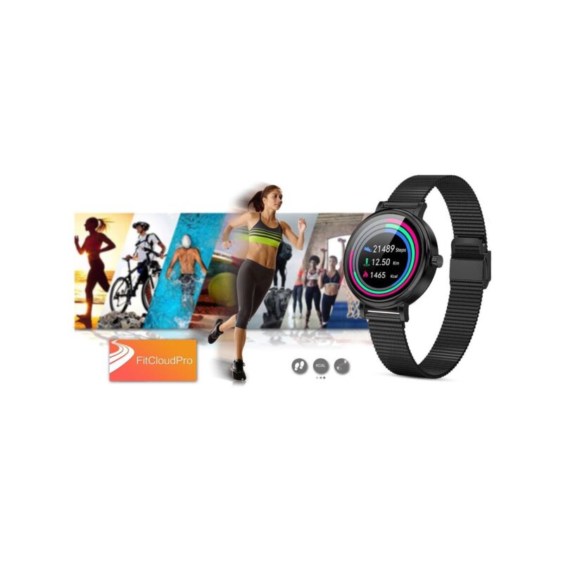 Zegarek Damski RUBICON SMARTWATCH RNBE64-3 BLACK