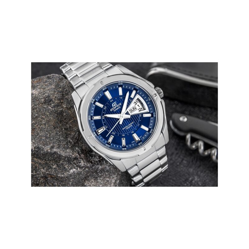 56_96_4_max Zegarek Męski CASIO EDIFICE EF-129D-2AVEF + BOX
