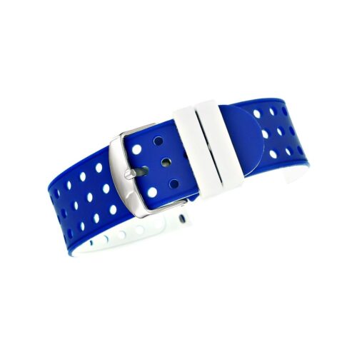 Pasek silikonowy NIEBIESKO-BIAŁY U12-22-6