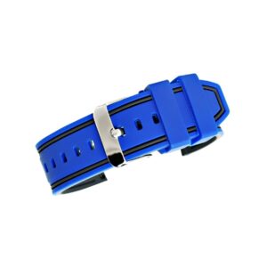 Pasek silikonowy GRANATOWO-CZARNY U14-22-11