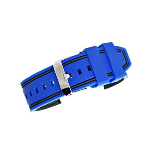 Pasek silikonowy GRANATOWO-CZARNY U14-22-11