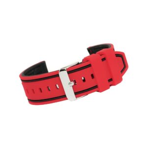 61_20_16_max Pasek silikonowy CZERWONO-CZARNY U14-20-3
