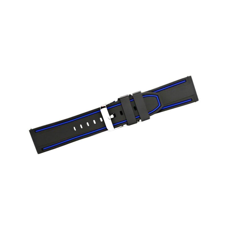 61_25_14_max Pasek silikonowy CZARNO-GRANATOWY U14-20-8