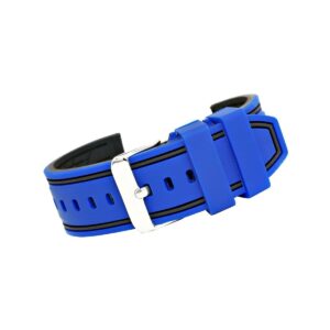 Pasek silikonowy GRANATOWO-CZARNY U14-20-11