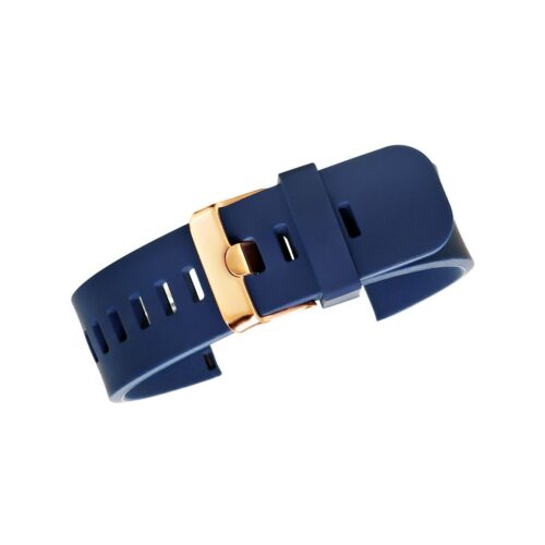 Pasek silikonowy GRANATOWY-RÓŻOWE ZŁOTO U15-22-7