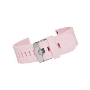 Pasek silikonowy RÓŻOWO-SREBRNY U15-22-11