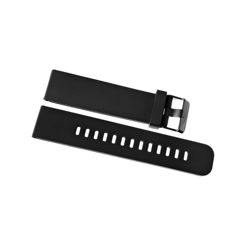 Pasek silikonowy CZARNO-CZARNY U15-22-14