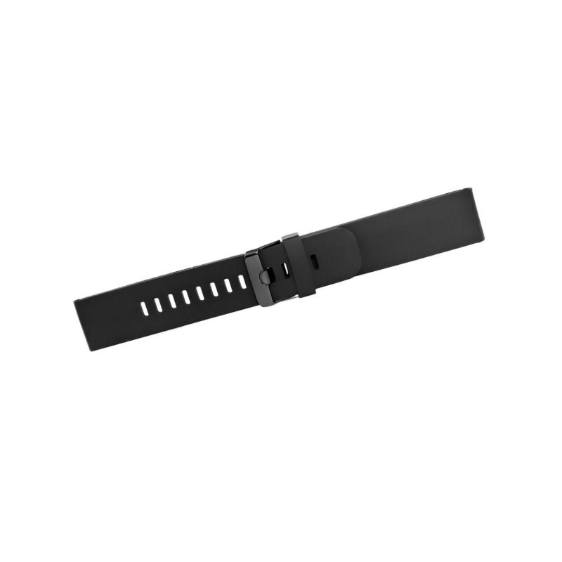 Pasek silikonowy CZARNO-CZARNY U15-22-14