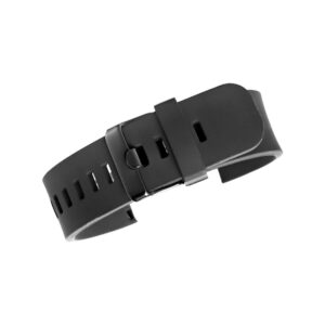 Pasek silikonowy CZARNO-CZARNY U15-22-14
