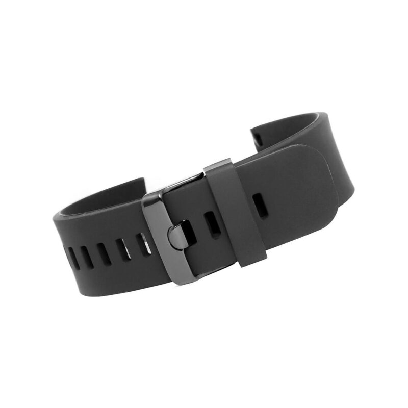 Pasek silikonowy CZARNO-CZARNY U15-22-14