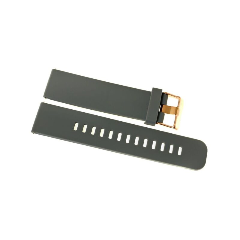 Pasek silikonowy SZARY-RÓŻOWE ZŁOTO U15-20-1