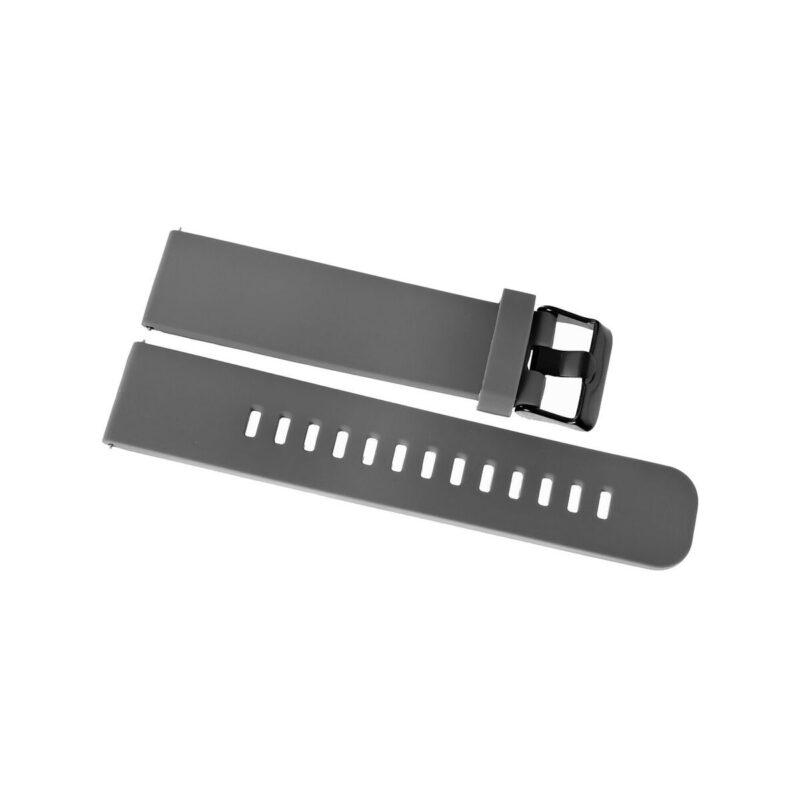 Pasek silikonowy SZARO-CZARNY U15-20-3