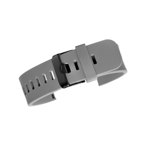 Pasek silikonowy SZARO-CZARNY U15-20-3